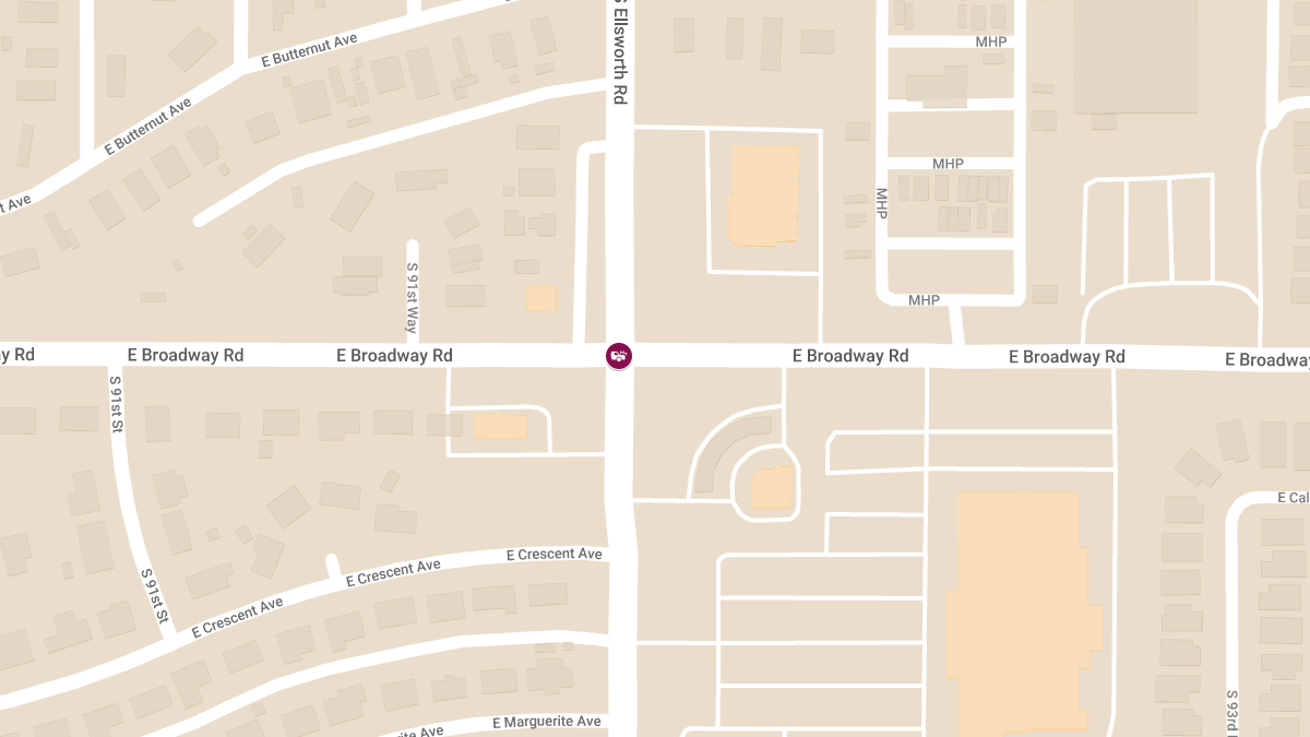 Accident with Injuries at E Broadway Blvd and E Aviation Pkwy EB On Ramp