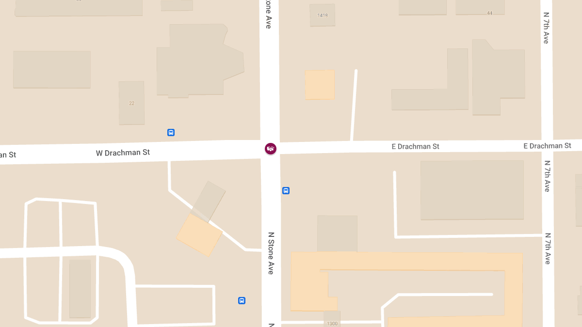 Accident with Injuries at E Drachman St and N Stone Ave