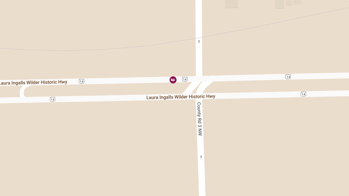 Accident with Injuries at EB Hwy 14 MP204, Kalmar Twp