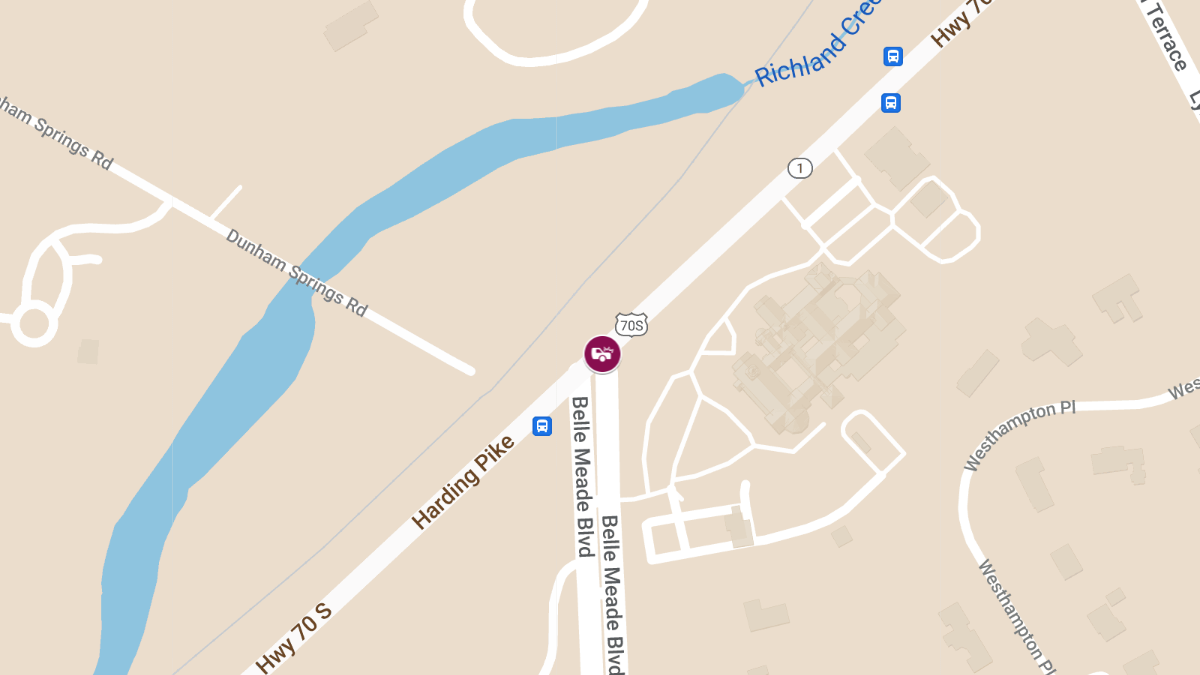 Accident with Injuries at Harding Pike & Belle Meade Blvd