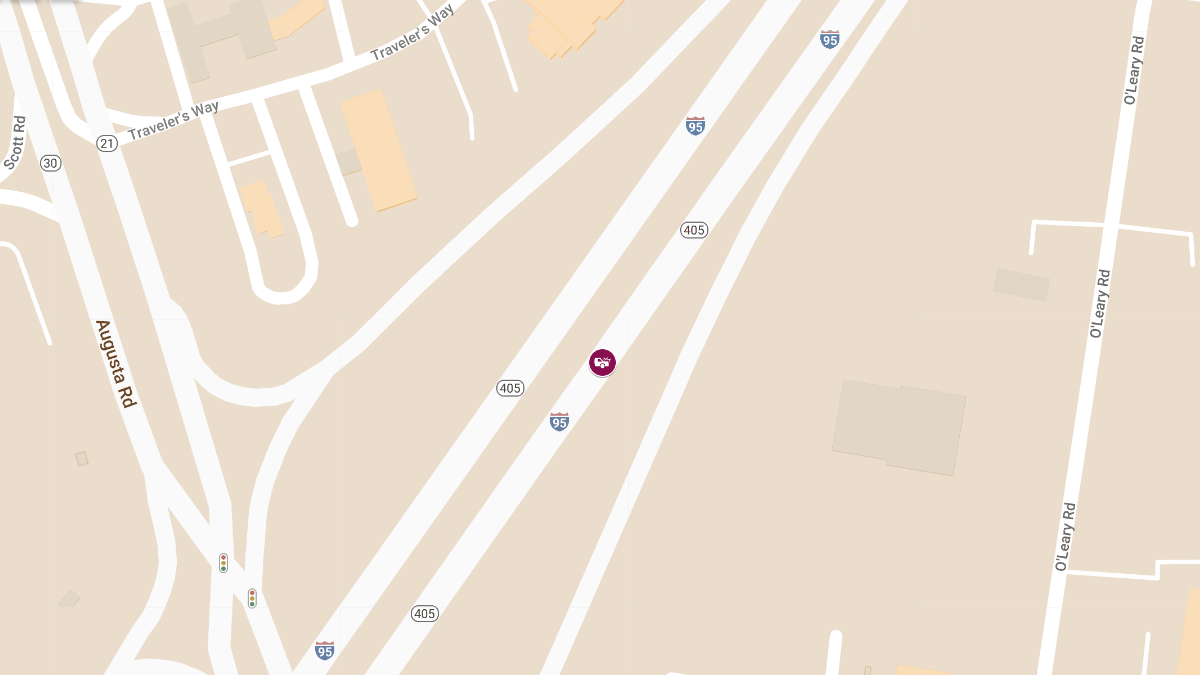 Accident with Injuries at I-95 N at MM 90