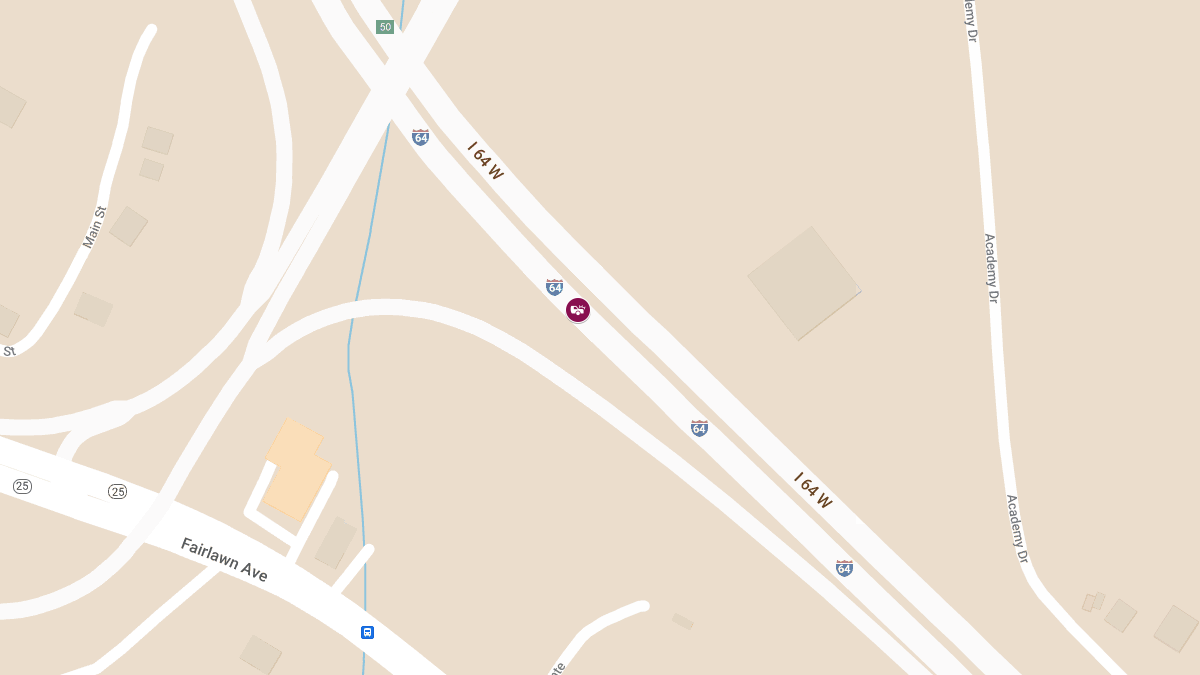 Accident with Injuries at Institute Entr WB & I-64W