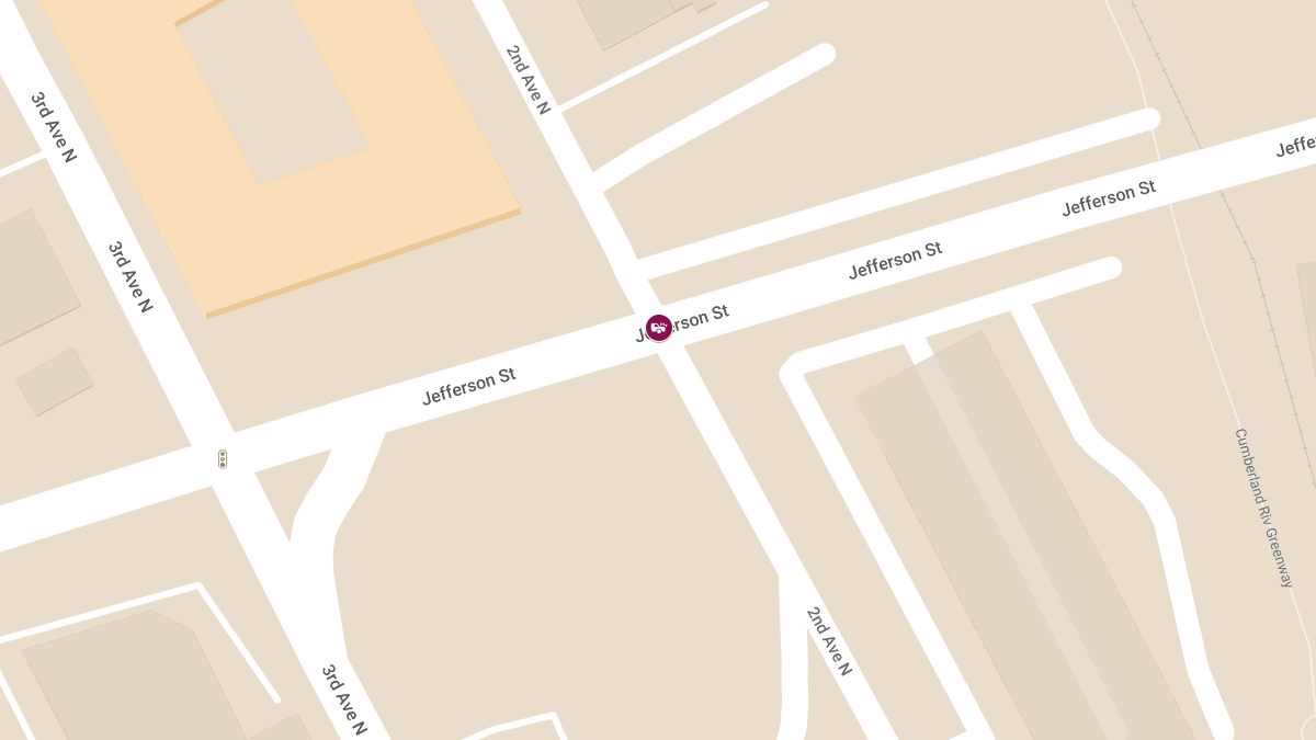 Accident with Injuries at Jefferson St & 2nd Ave N