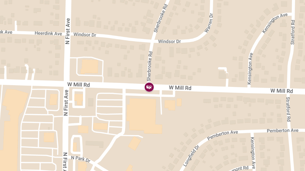 Accident with Injuries at Mill Rd & Sherbrooke Rd