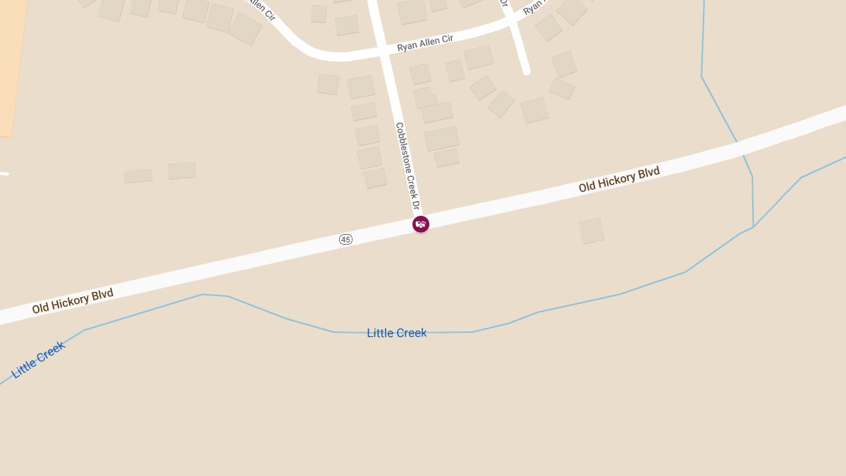 Accident with Injuries at Old Hickory Blvd / Cobblestone Creek Dr