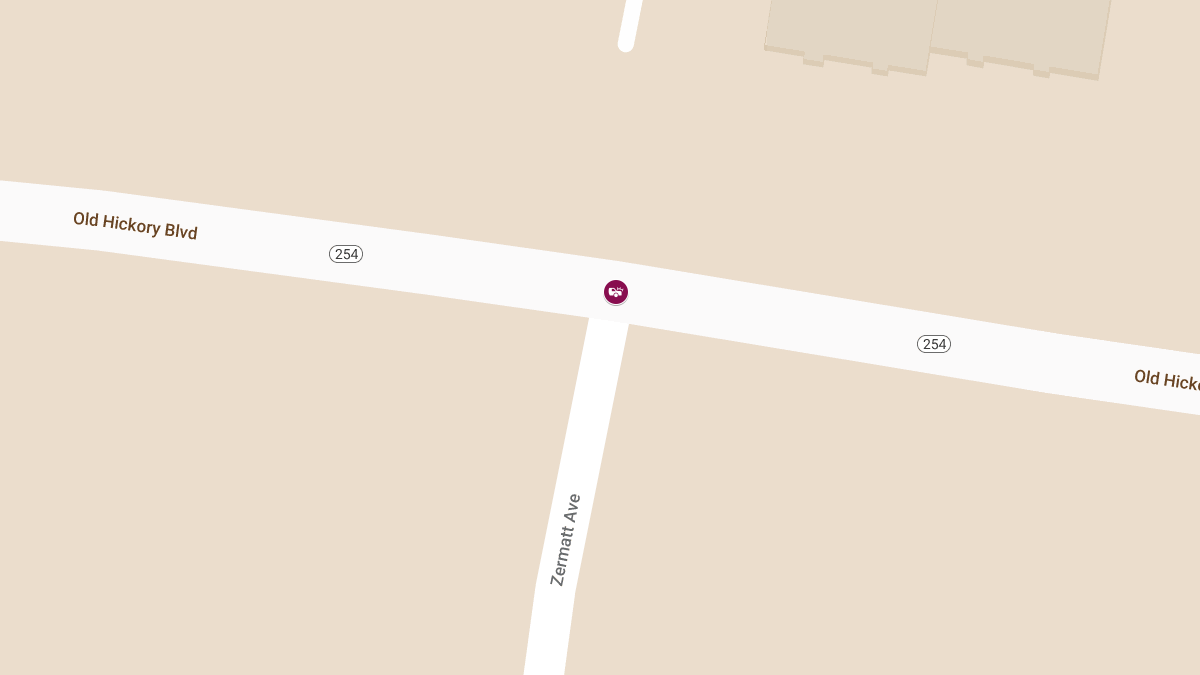 Accident with Injuries at Old Hickory Blvd & Zermatt Ave
