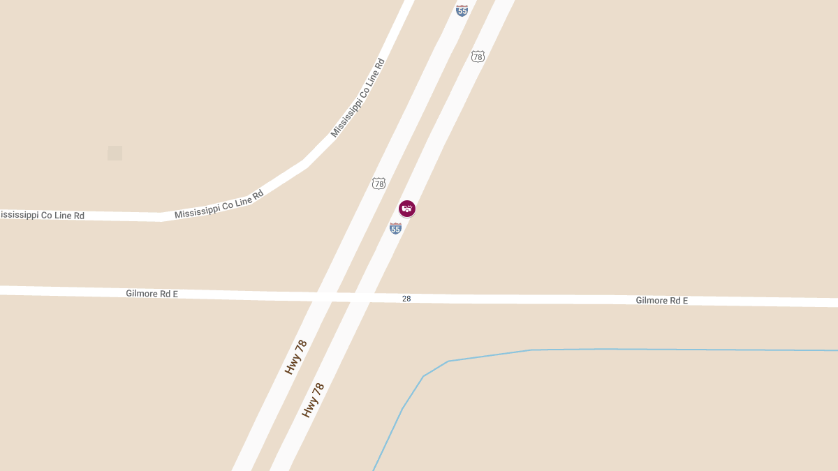 Accident with Injuries at SB I-55 near Mile Marker 24.7