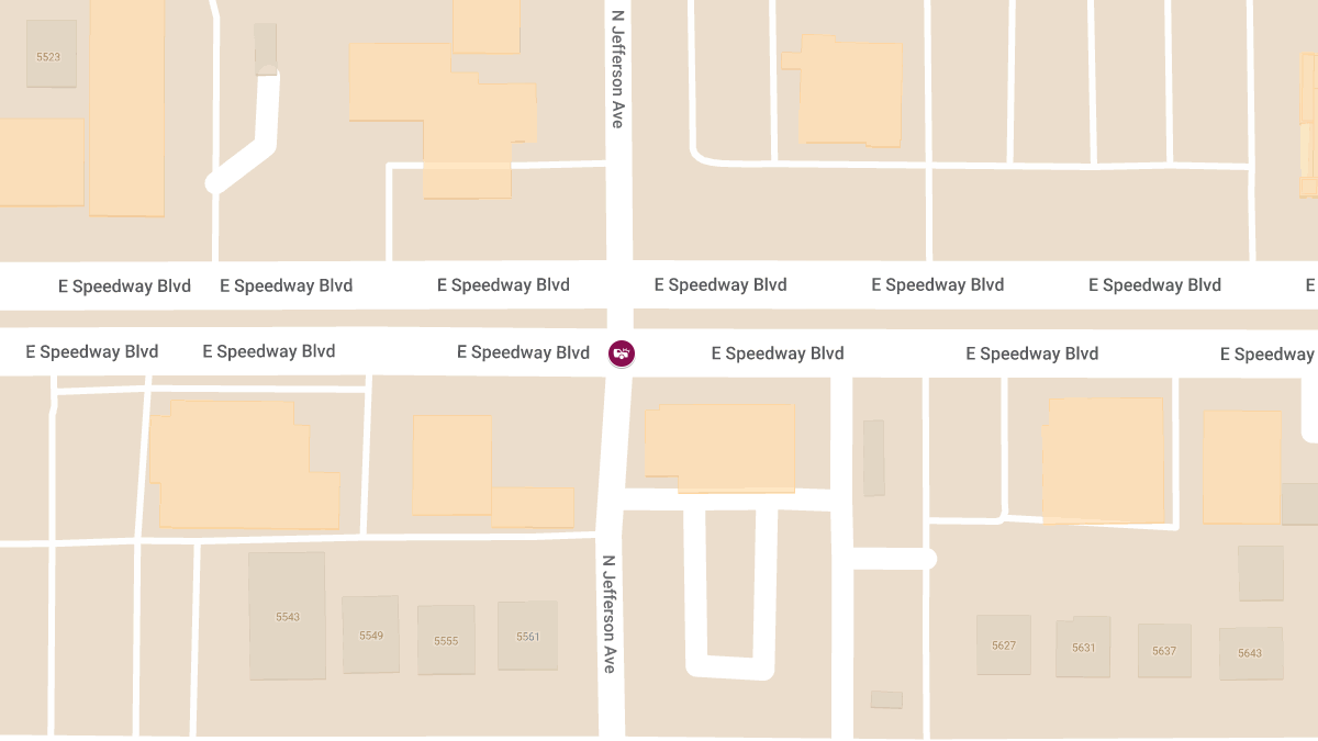 Accident with Injuries at Speedway Blvd & Jefferson Ave
