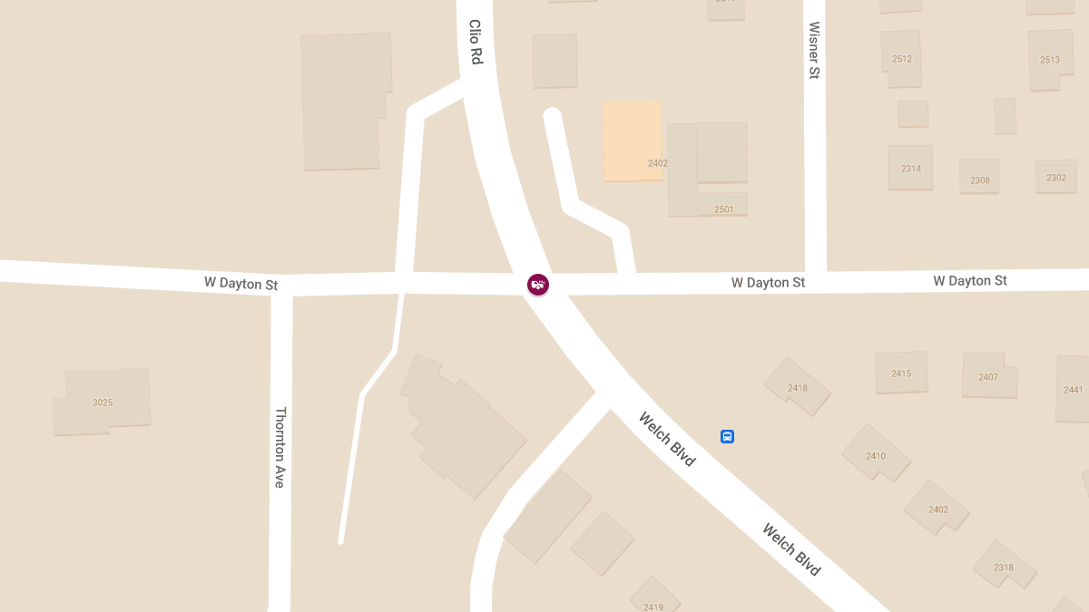 Accident with Injuries at Welch Blvd & W Dayton St
