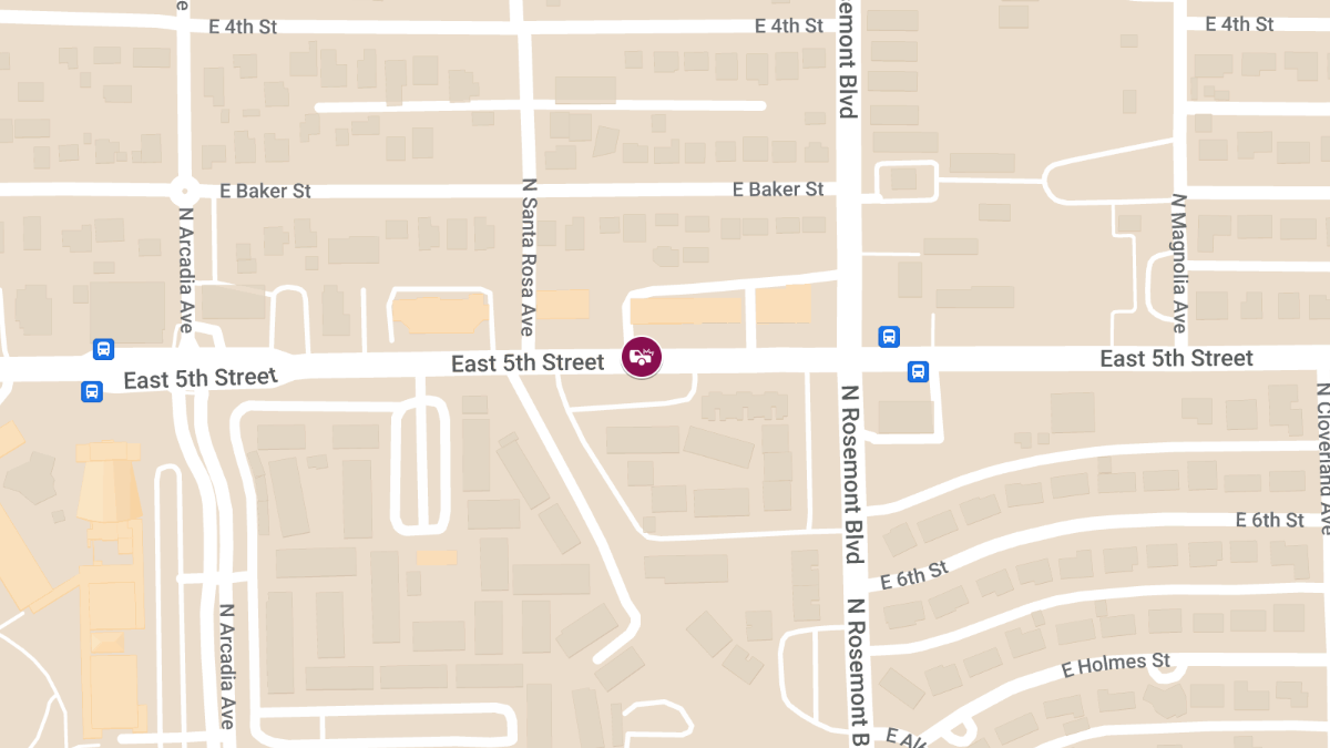 Accident with Injuries on 5th St near Rosemont Blvd