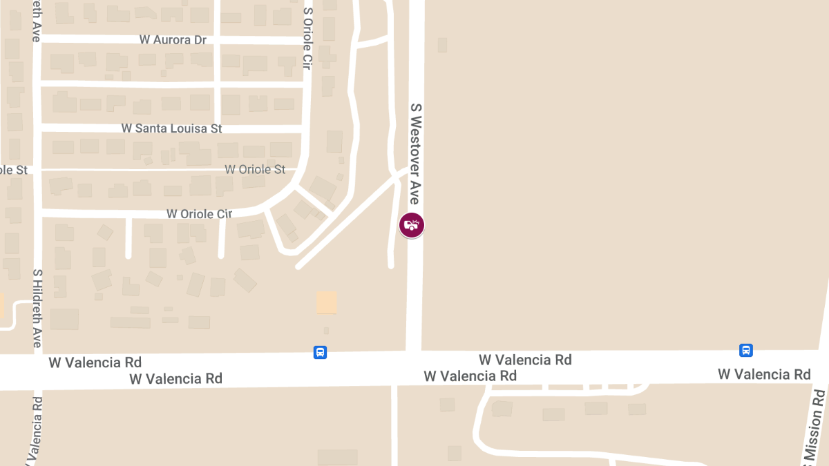 Accident with Injuries on South Westover Ave South of Valencia Rd