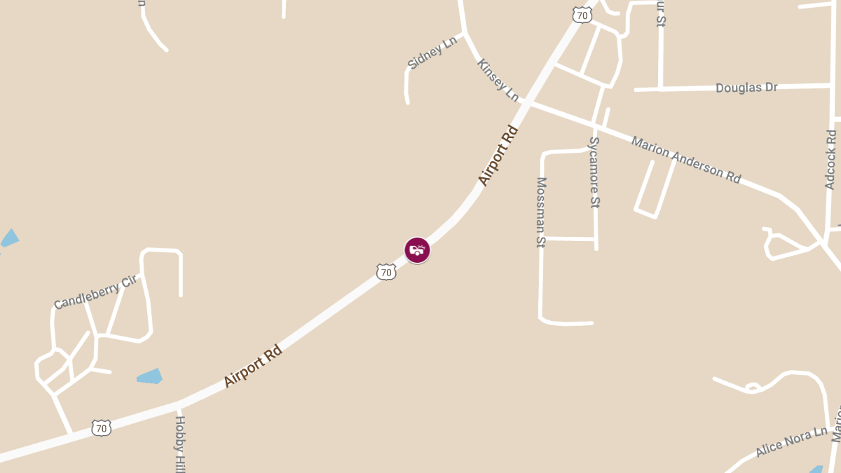 Accident with Injuries on WB U.S. Highway 70 Near State Highway 192