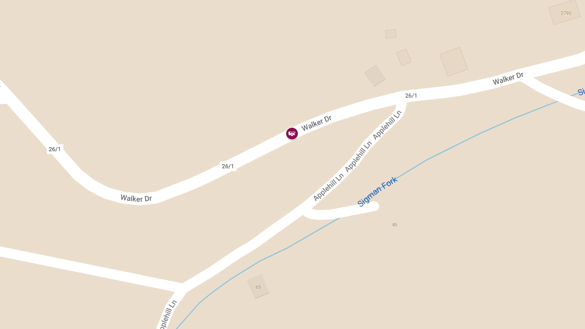 Accident with Injuries on Walker Dr