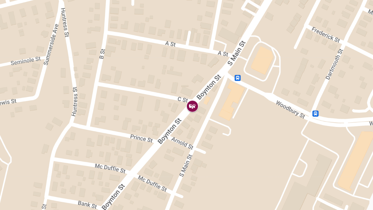Accident with Injury at 20 Boynton St near Budget Gas