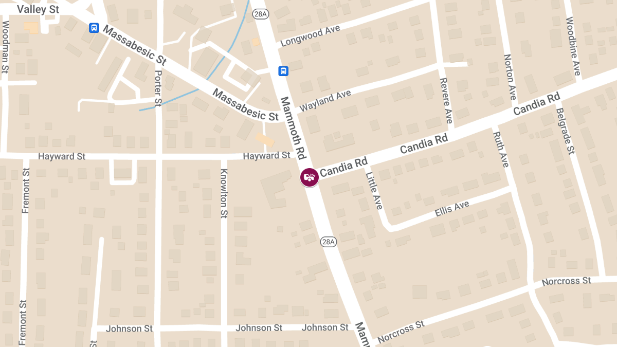 Accident with Injury at Mammoth Rd & Candia Rd