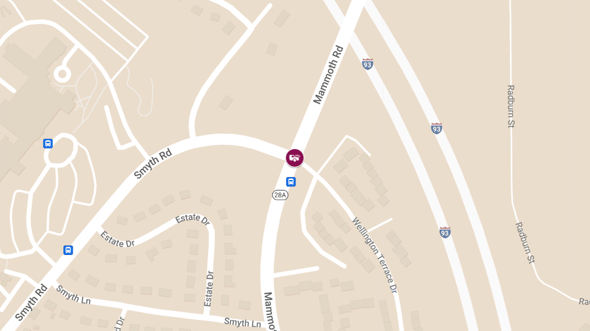 Accident with Injury at Mammoth Rd & Smyth Rd