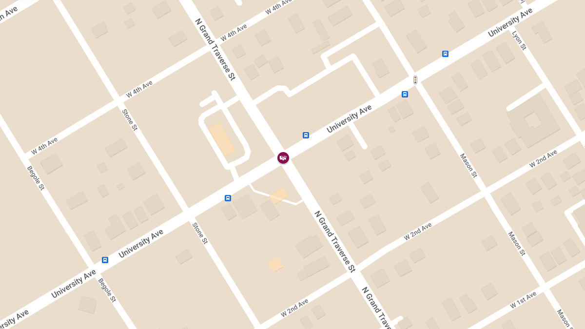 Accident with Injury at W University Ave & N Grand Traverse St
