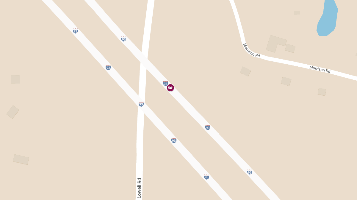 Accident with Injury on I-93 North Before Exit 6