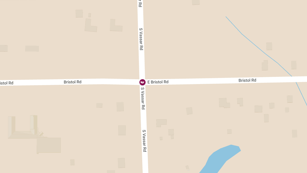 Accident with Personal Injury at E Bristol Rd & S Vassar Rd
