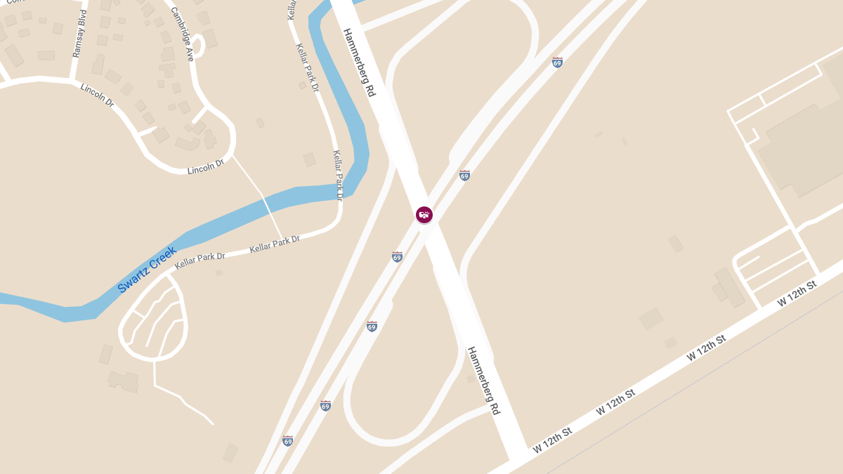 Auto Accident (Personal Injury) at WB I-69 & Hammerberg Rd