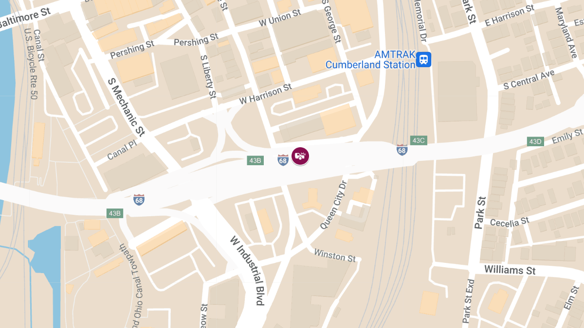 Auto Accident at I-68 WB MM 33