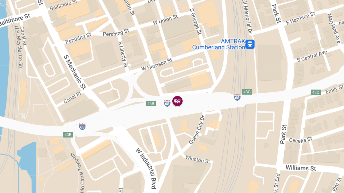 Auto Accident on I-68 Eastbound at Mile Marker 36