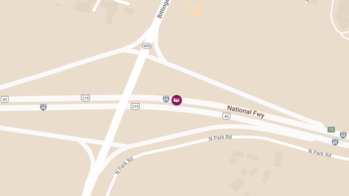 Auto Accident with Injuries Reported on I-68 Eastbound at MM 34