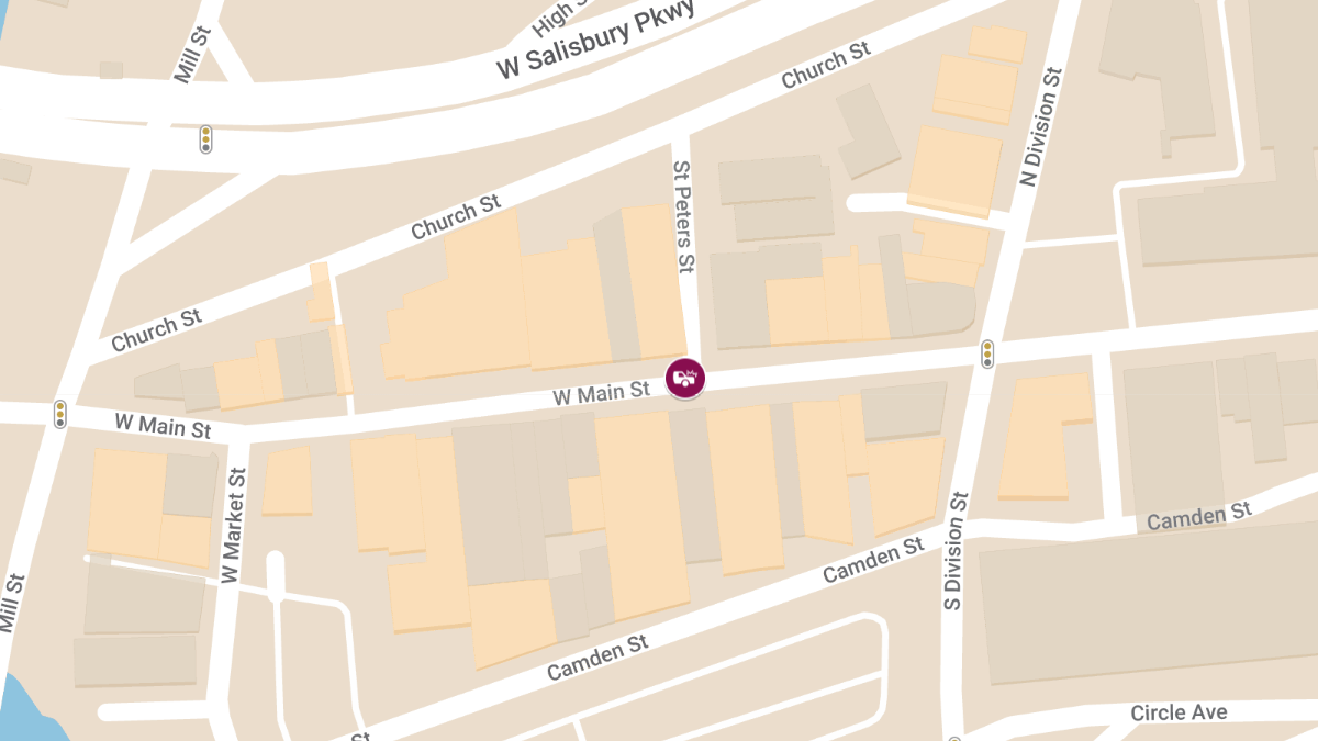 Auto Accident with Injuries on 100 Block of East Main Street