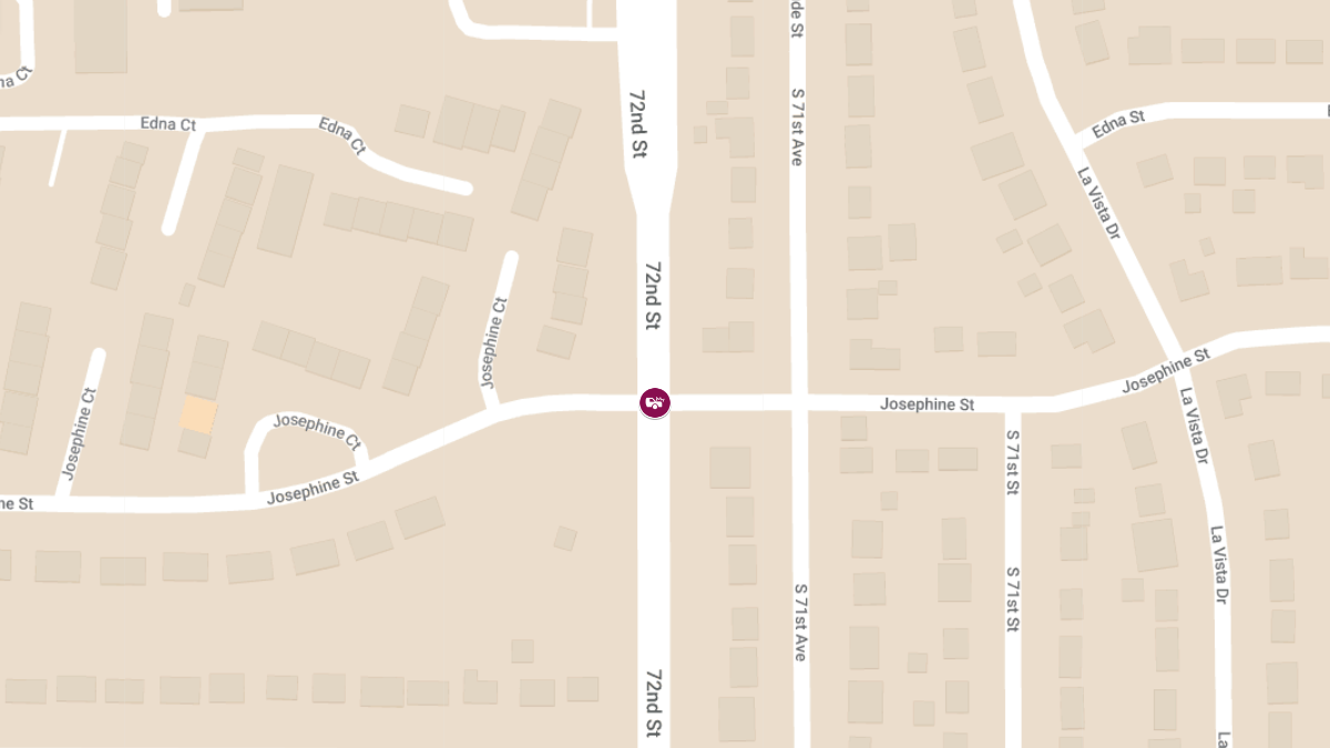 Auto Crash With Injury at 72nd St & Josephine St