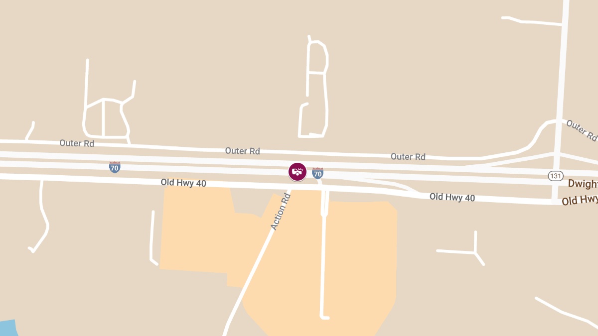 Auto Crash on I-70 WB at MM 67.2