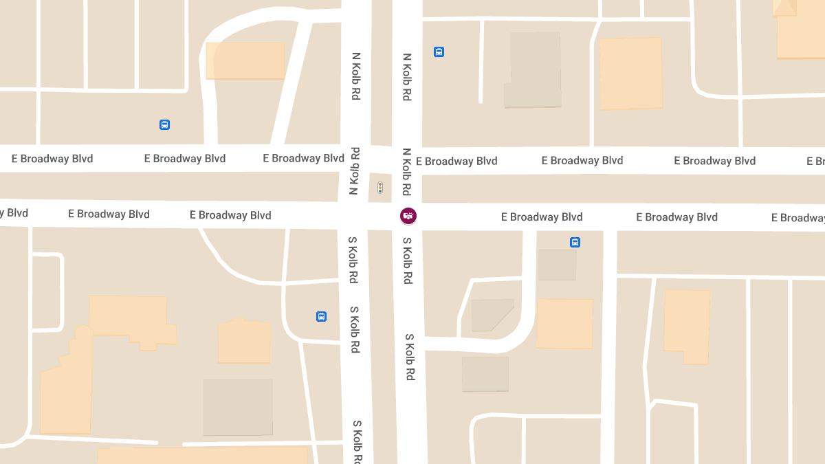 Auto Crash with Injuries at Broadway Blvd and Kolb Rd