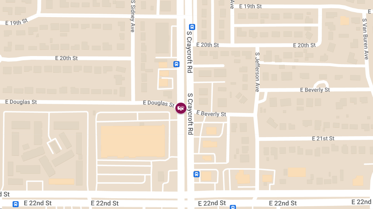 Auto Crash with Injuries at Craycroft Rd & Beverly St