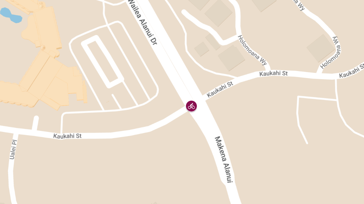 Bicycle Accident at Kaukahi St and Wailea Alanui Dr Causes Injuries