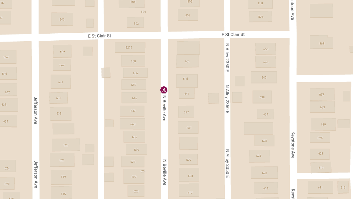Bicyclist Injured in Crash on N Beville Ave