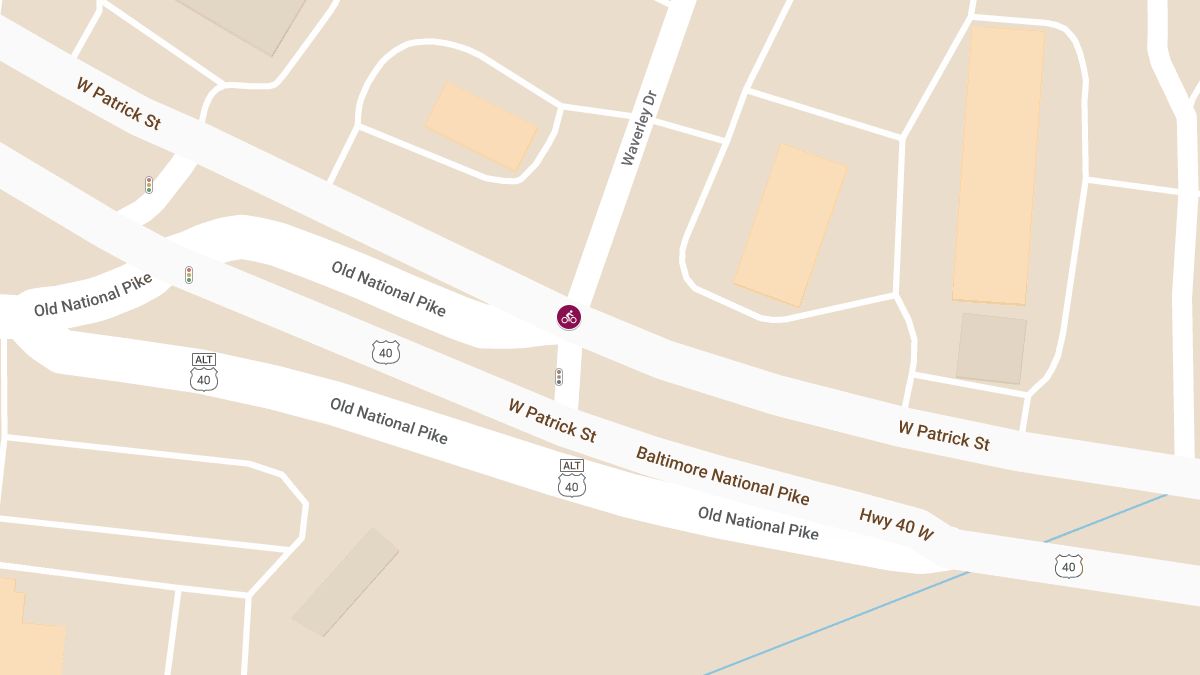 Bicyclist Struck at Rte 40 & Waverley Drive