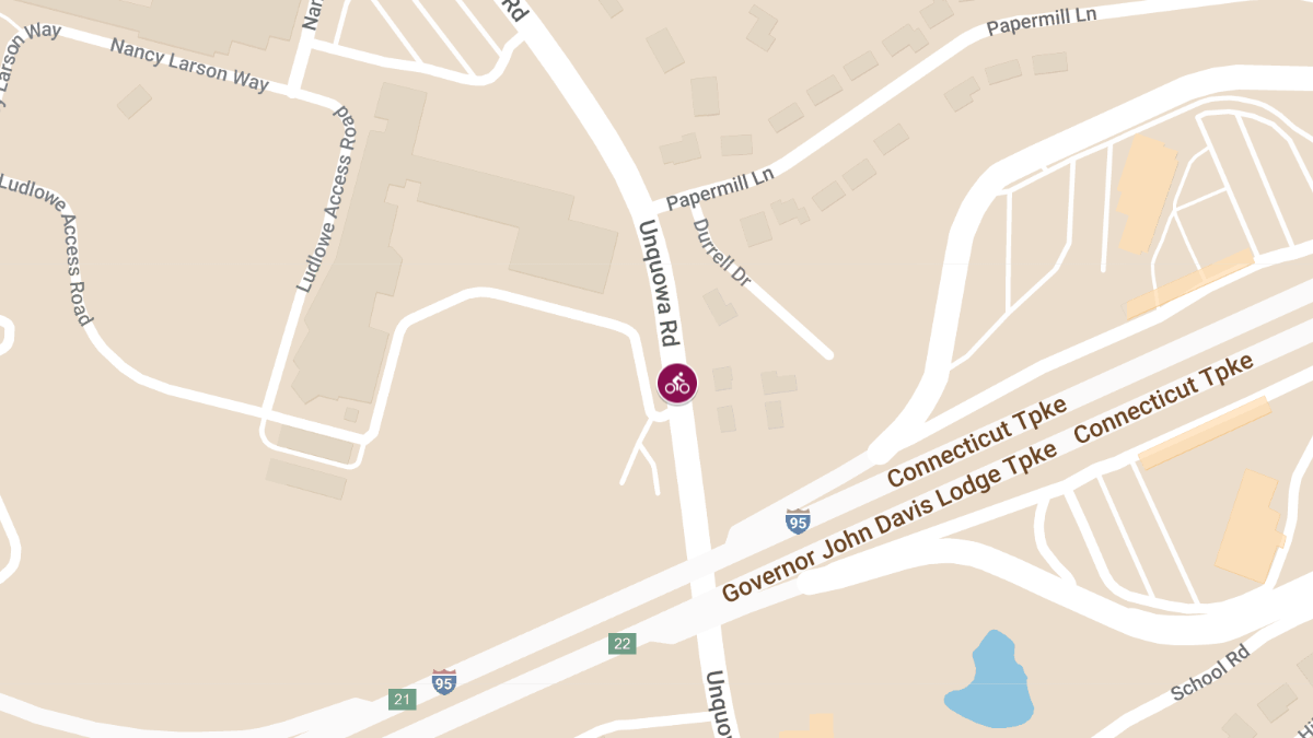 Bicyclist Struck on Unquowa Rd