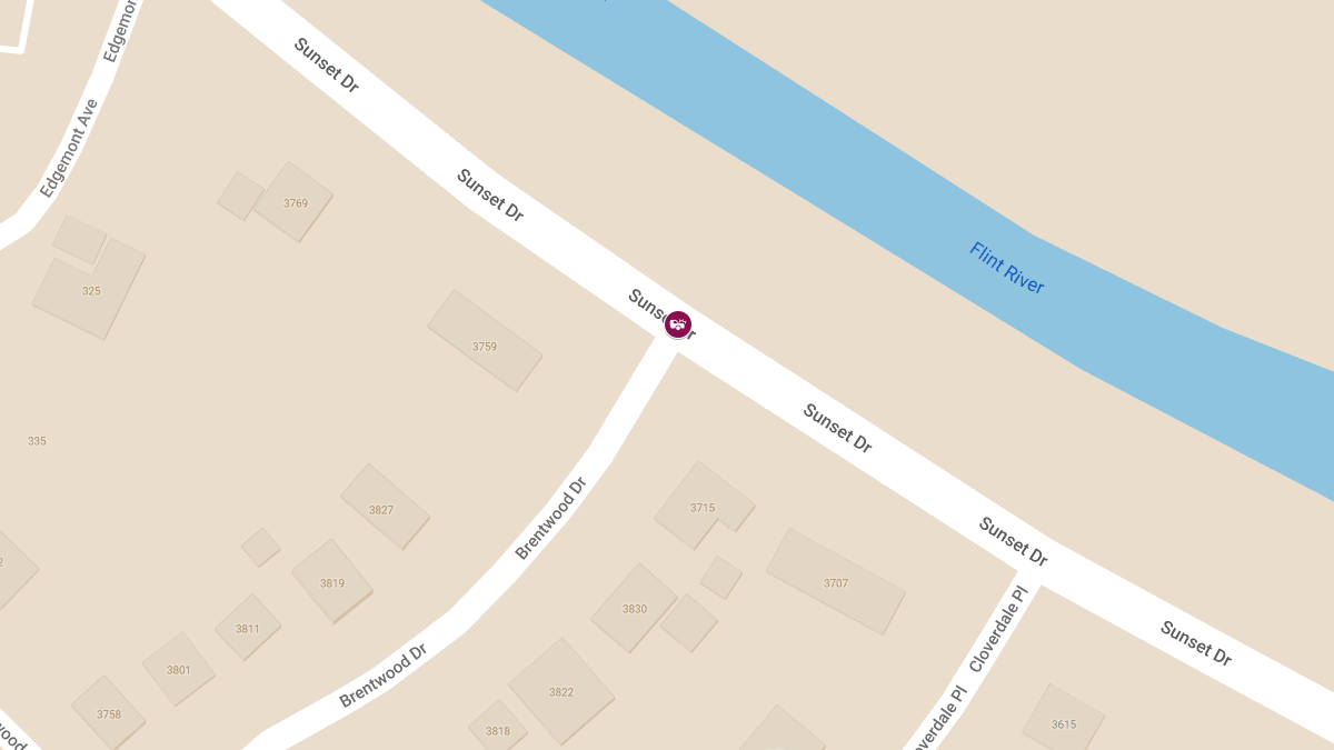 Car Accident at Sunset Dr & Brentwood Dr