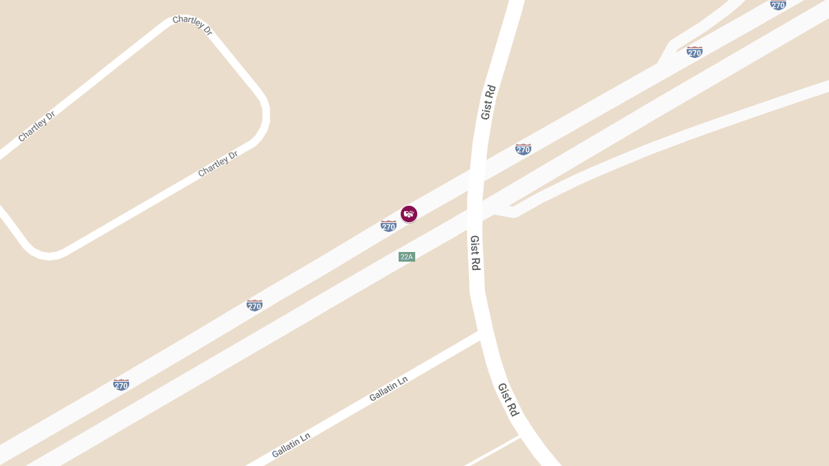 Car Accident on SB I-270 South of MO 370