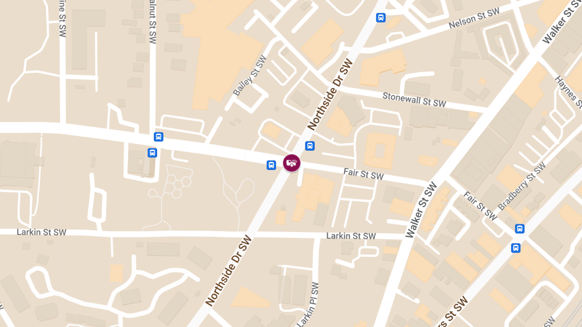 Car Collision With Injuries at Northside Dr SW & Fair St SW