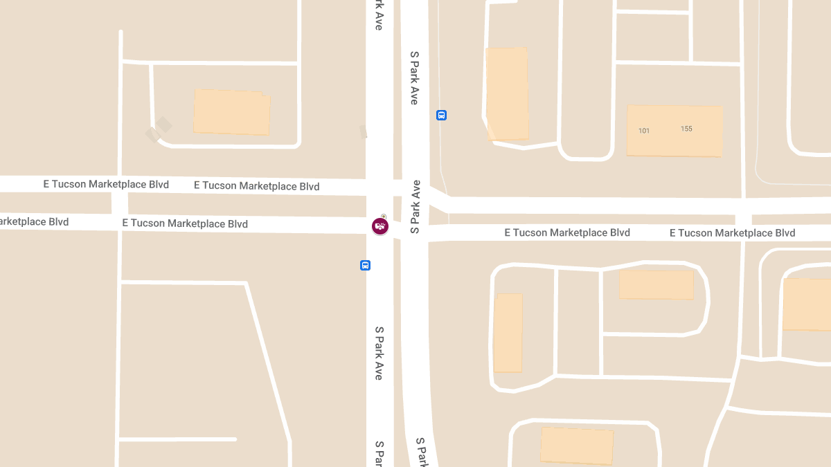 Car Collision with Injuries at S Park Ave and E Tucson Marketplace Blvd