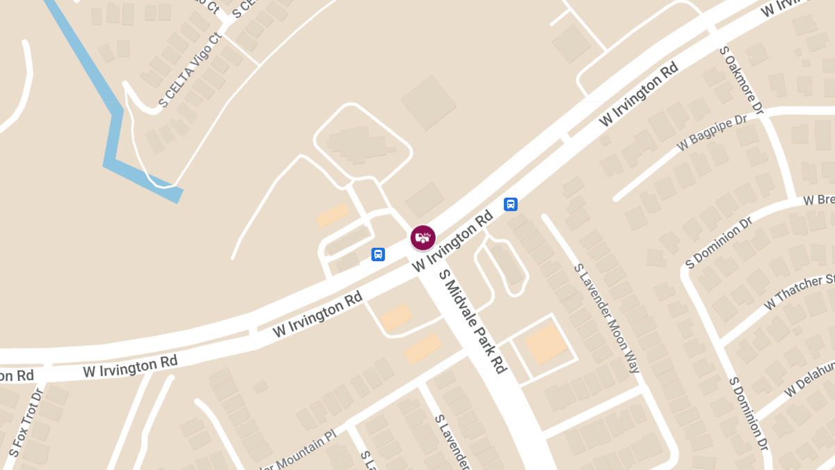 Car Collision with Injuries at W Irvington Rd & S Midvale Park Rd