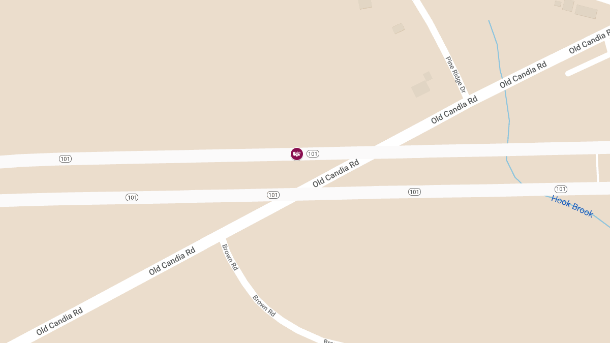 Car Crash with Injury on Rte 101WB near MM 65