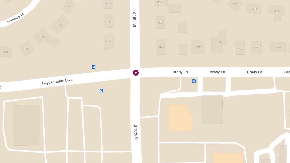 Car vs. Pedestrian Accident with Serious Injuries at 18th St & Brady Ln
