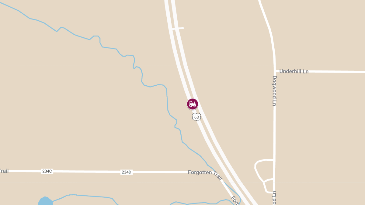 Collision Involving Ford Ranger and John Deere Tractor on Hwy 63