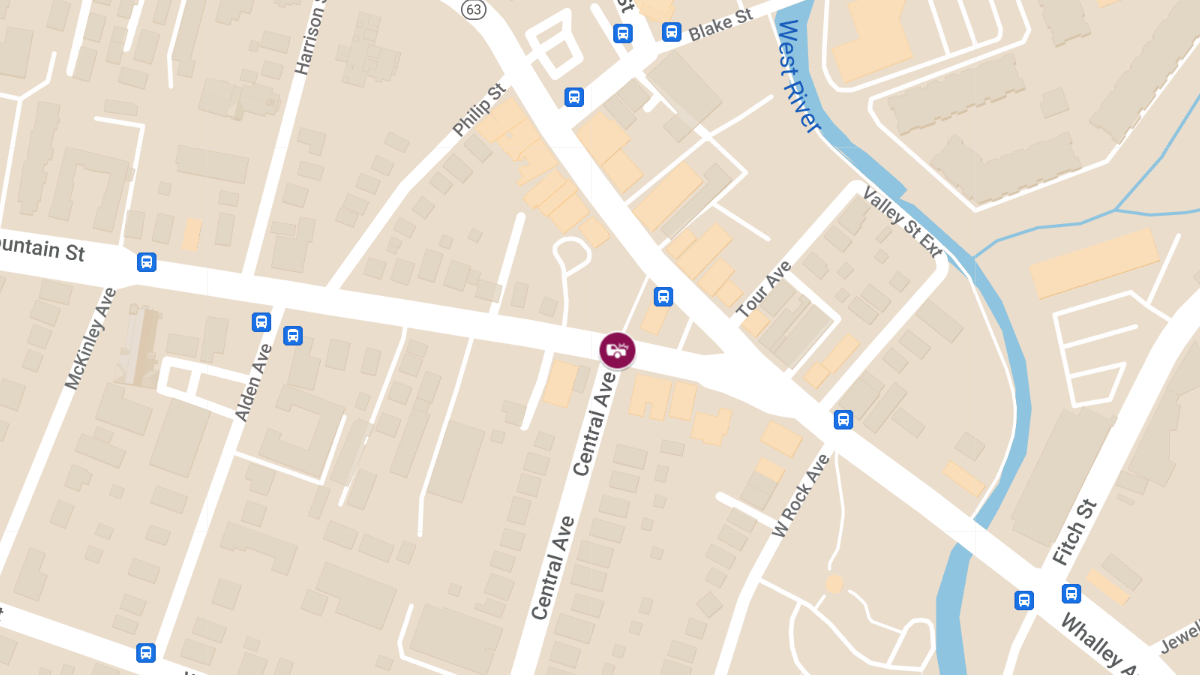 Collision Involving School Bus at Fountain St and Central Ave