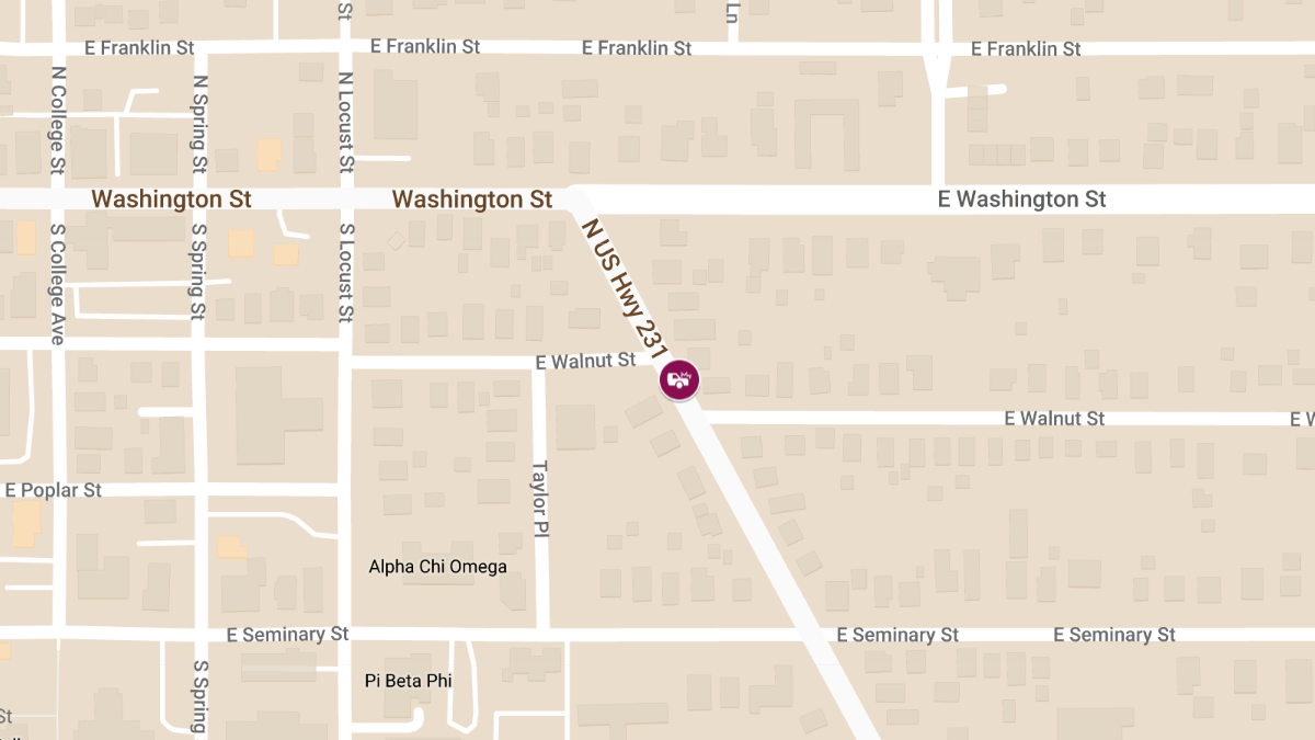 Collision Reported on N US-231