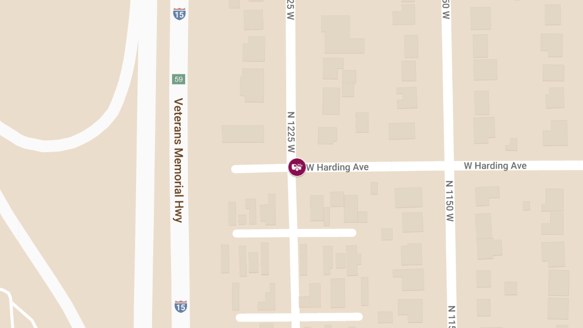 Collision With Injuries at 1150 W Harding Ave