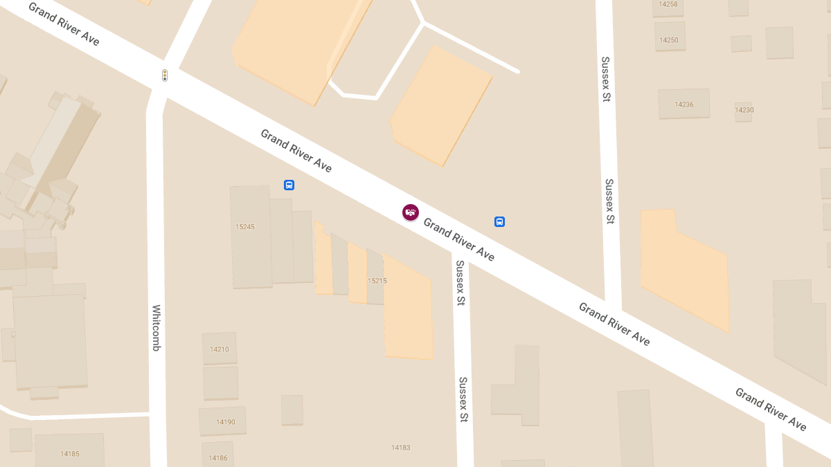 Collision With Injuries at 15225 Grand River Ave