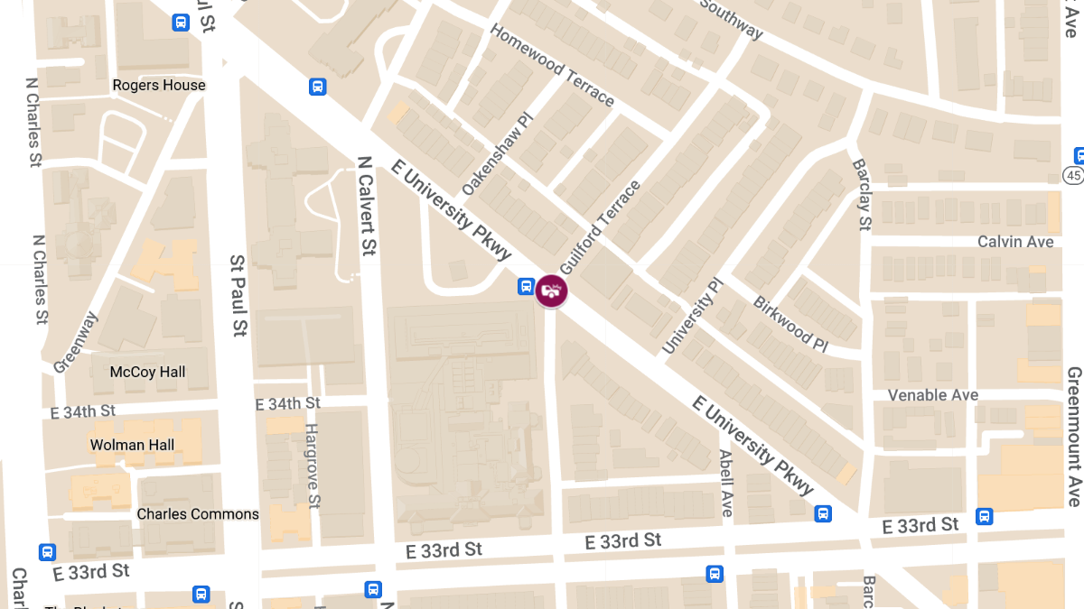 Collision With Injuries at E University Pkwy & Guilford Ave