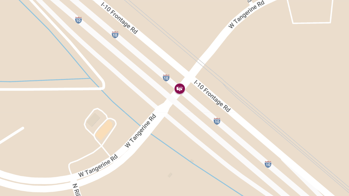 Collision With Injuries at I-10 W & W Tangerine Rd